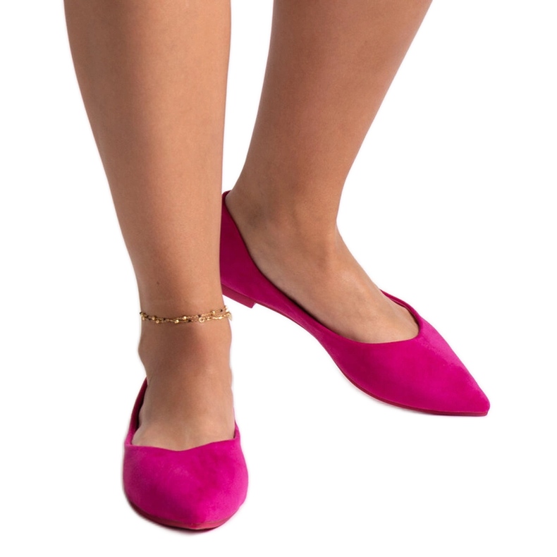 Mays pointy toe ballet flats pink Mays pointy toe ballet flats pink