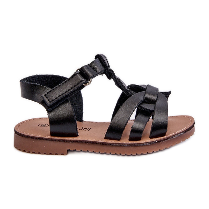 Children's sandals with Velcro fastening, Black Marimona Children's sandals with Velcro fastening, Black Marimona