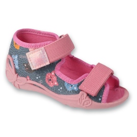 Befado children's shoes 342P062 grey Befado children's shoes 342P062 grey