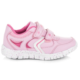 American Club Pink Boots With Velcro American Club Pink Boots With Velcro
