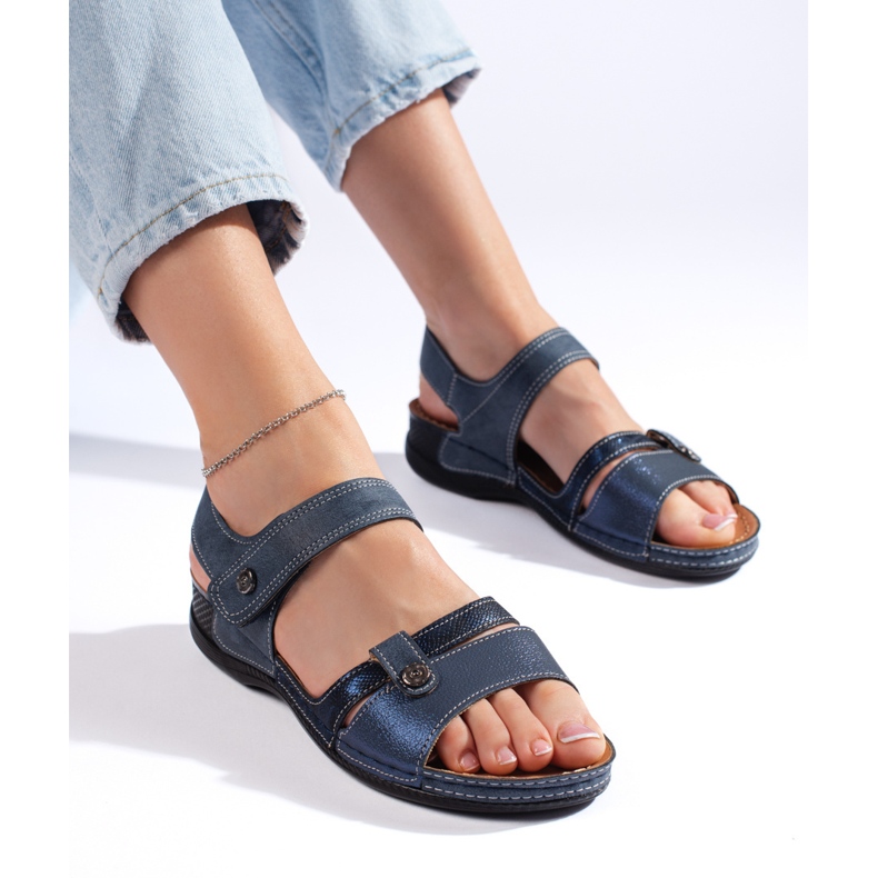 Comfortable blue women's sandals Comfortable blue women's sandals