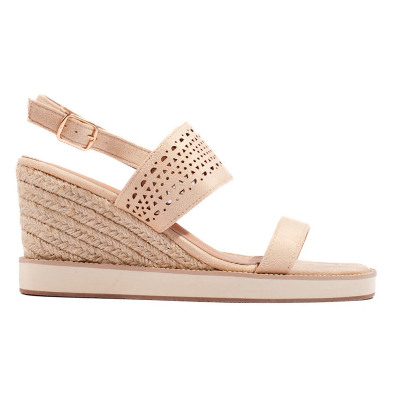 Beige women's wedge sandals Beige women's wedge sandals