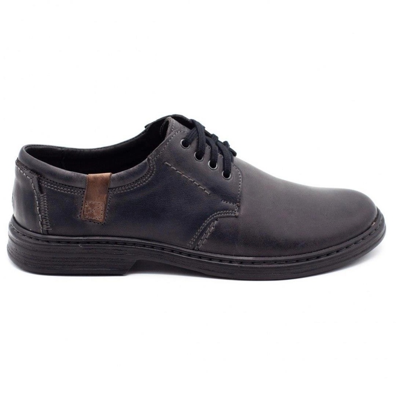 Joker Men's leather shoes 415 gray grey
