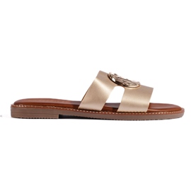 Gold classic women's flip-flops golden Gold classic women's flip-flops golden