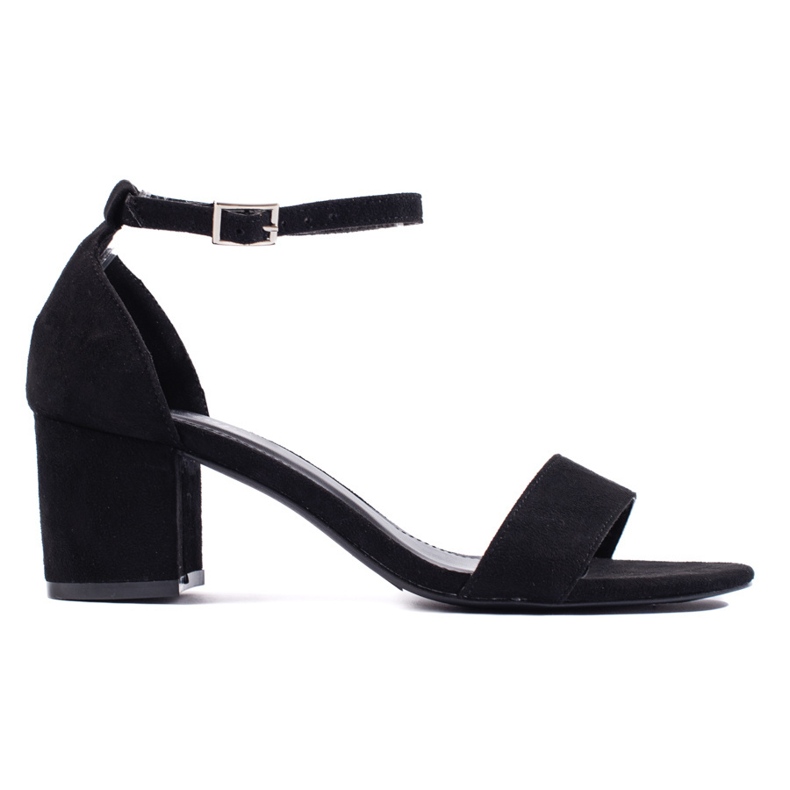 Seastar Black suede high heel sandals