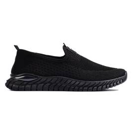 Black textile women's sneakers Black textile women's sneakers