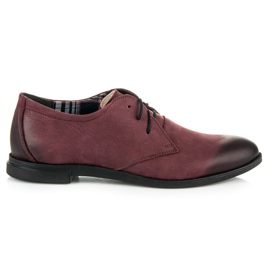 Vinceza Tied brogues red