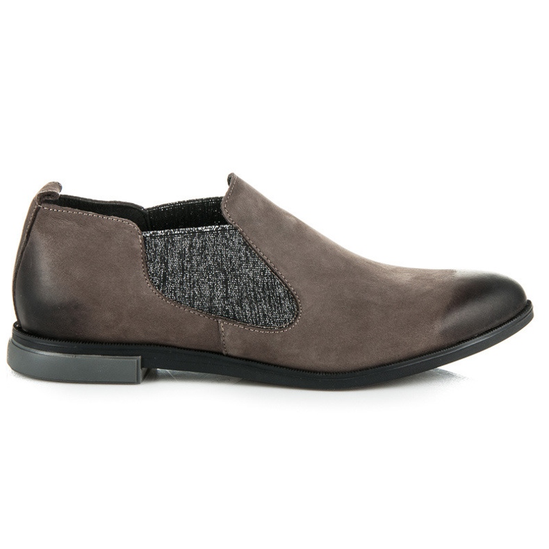 Vinceza Women's leather shoes grey