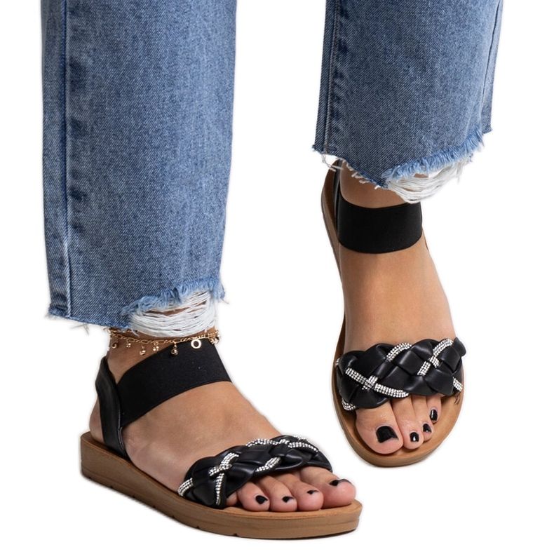 Black Aldona sandals