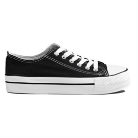Classic women's black sneakers
