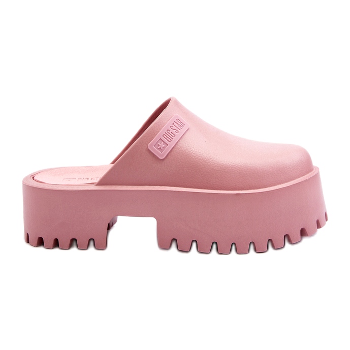 Women's Flip-Flops On A Massive Sole Big Star NN274020 Pink