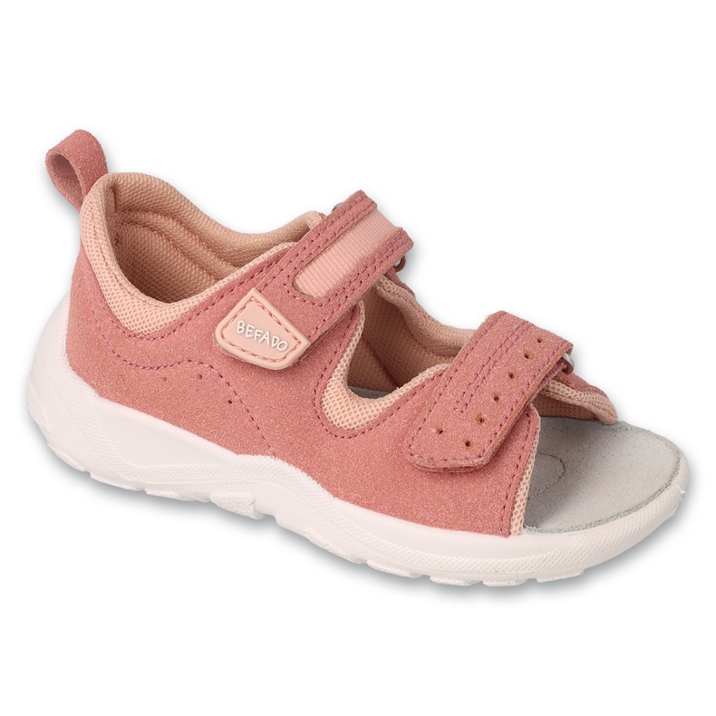 Befado children's sandals with leather insert 721P025 pink Befado children's sandals with leather insert 721P025 pink