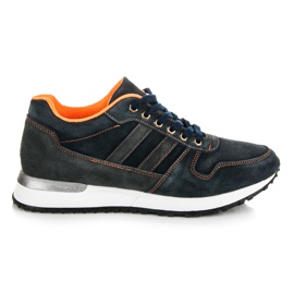 Mazaro Leather shoes blue