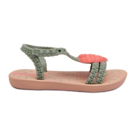 Children's Sandals With Heart 81997 Ipanema My First Baby Green Children's Sandals With Heart 81997 Ipanema My First Baby Green