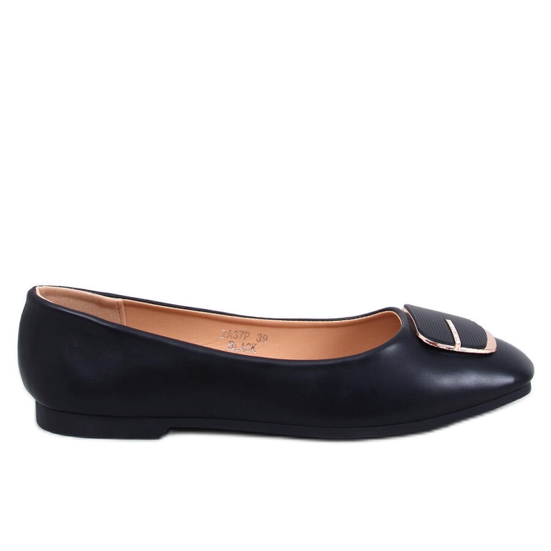 Elegant Montani Black ballet flats