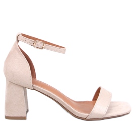 Gaseti Beige high-heeled sandals Gaseti Beige high-heeled sandals