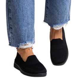 Black Abadly slip-on sneakers