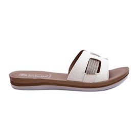 Comfortable Shiny Women's Flip-Flops Inblu BA000050 White