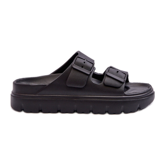 EVento Women's Foam Flip-flops on the Black Melorea Platform