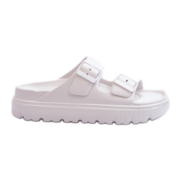 Women's Foam Flip-Flops on the Platform White Melorea