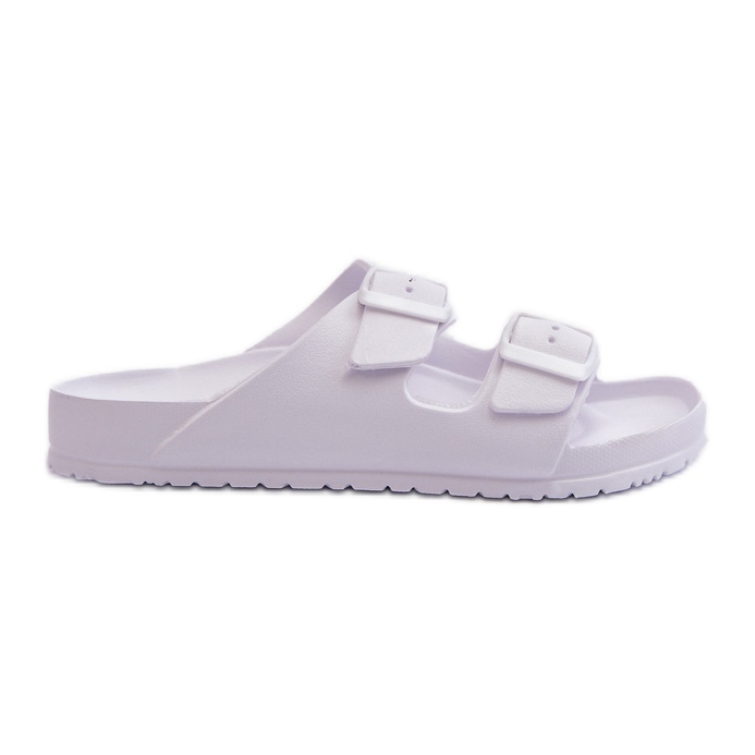 Women's Foam Flip-Flops With Buckles White Luciene