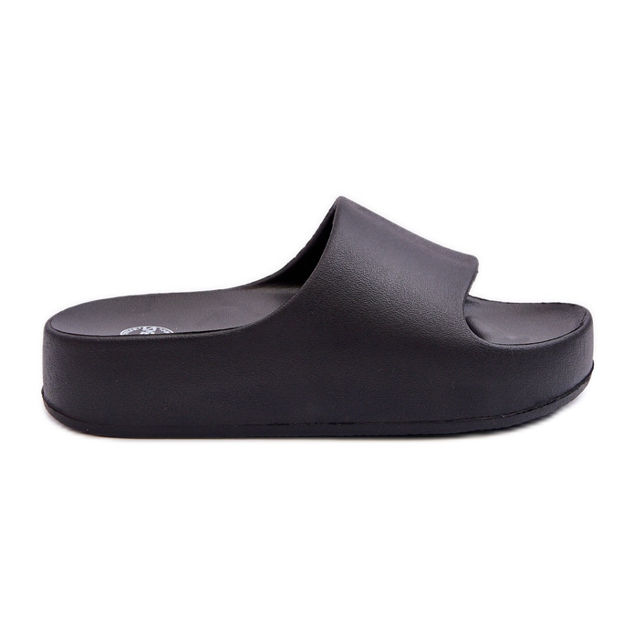Women's Black Airaplea Foam Platform Flip-Flops