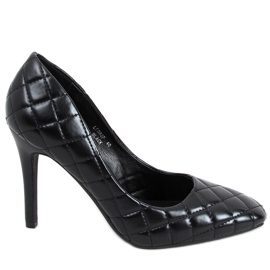 Quilted Modi Black women's high heels