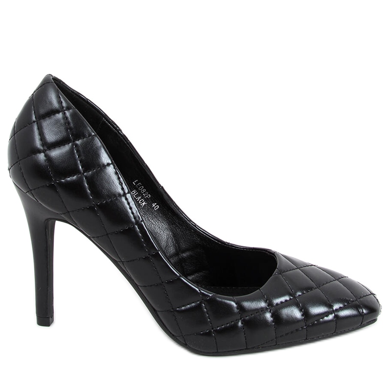 Quilted Modi Black women's high heels