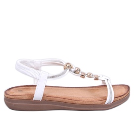 Sandals decorated with Isabey White zircons Sandals decorated with Isabey White zircons