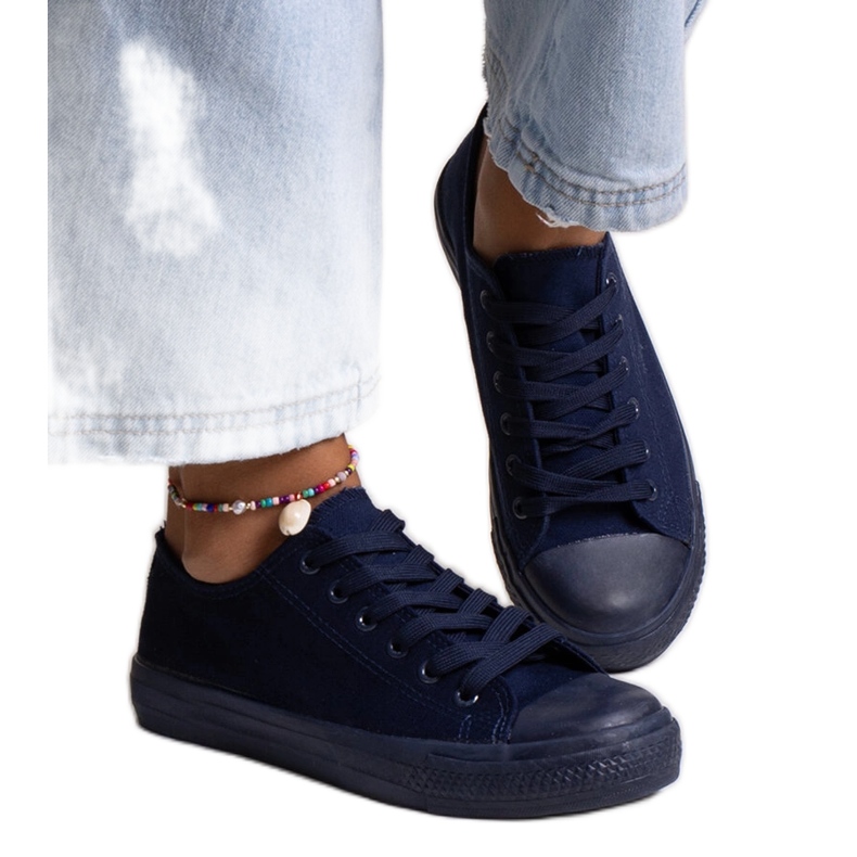 Navy blue classic Nudar sneakers Navy blue classic Nudar sneakers