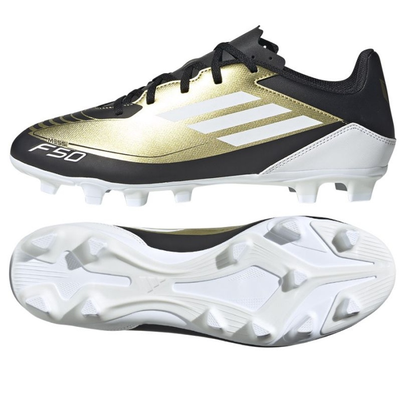 Adidas F50 Club Messi FxG M IG9331 shoes golden