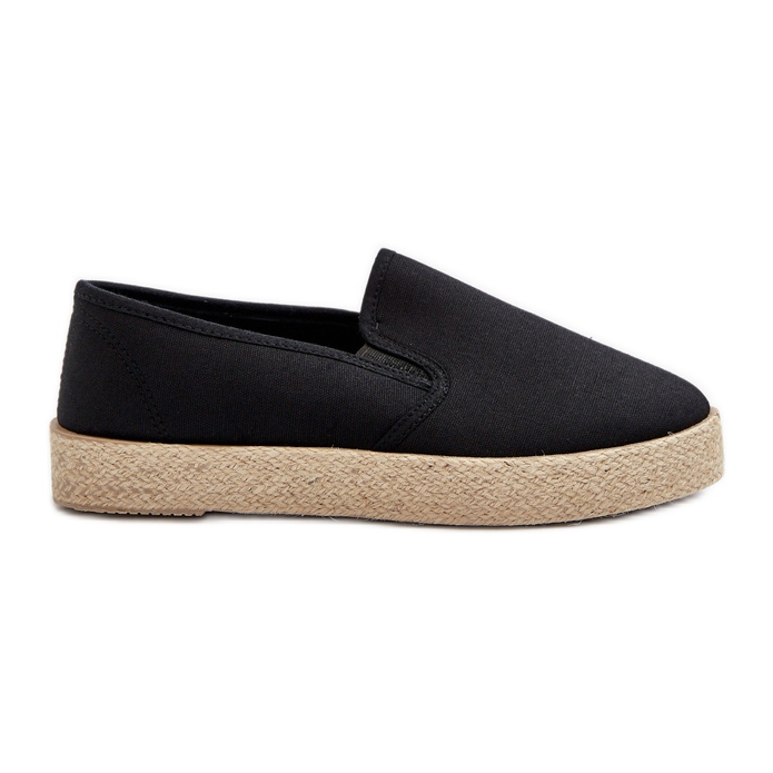 News Women's Espadrilles On Platform Black Naloenma