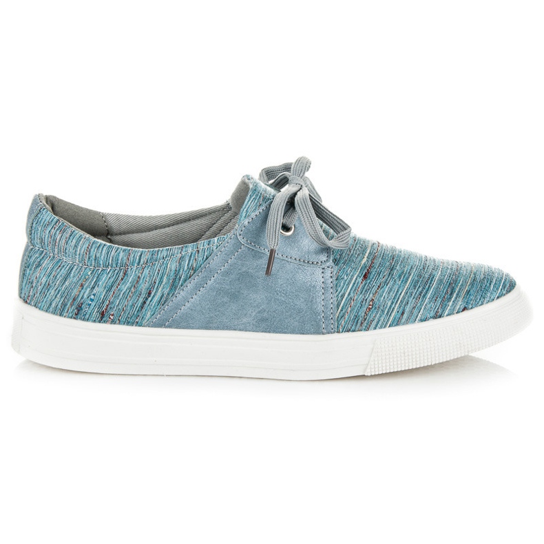 Kylie Sneakers With Ethnic Pattern blue
