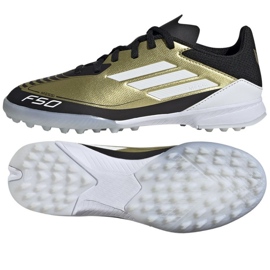Adidas F50 League Messi Jr Tf IG9277 shoes golden Adidas F50 League Messi Jr Tf IG9277 shoes golden