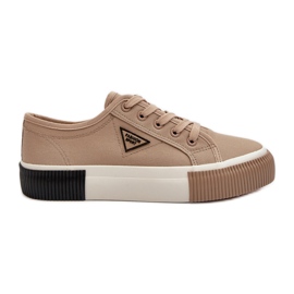 Women's Low Sneakers Brown Enalae