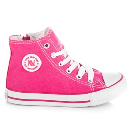 New Age Children's Sneakers On Zipper pink