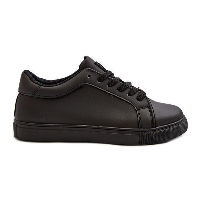 Black Diunna Women's Low Sneakers Sports Shoes Made of Eco Leather