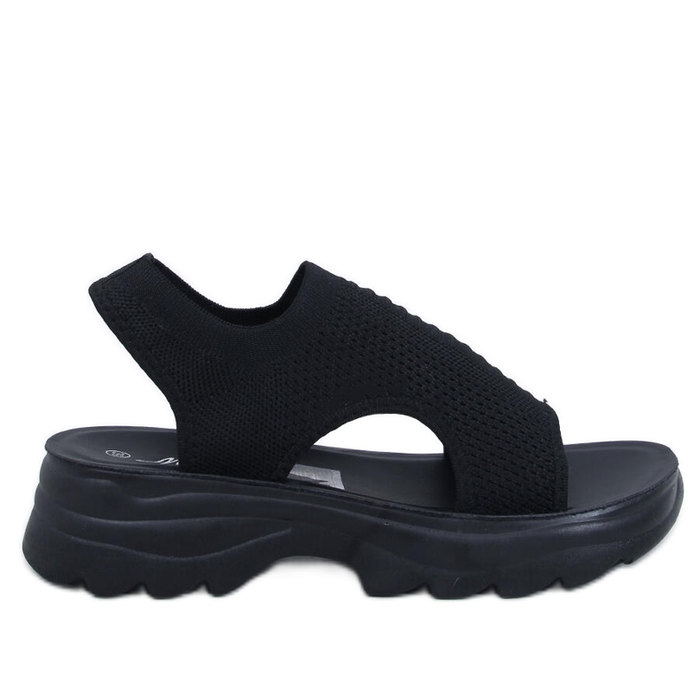 Nicai Black sports sole sandals Nicai Black sports sole sandals