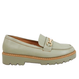 Nivetti Green platform loafers Nivetti Green platform loafers