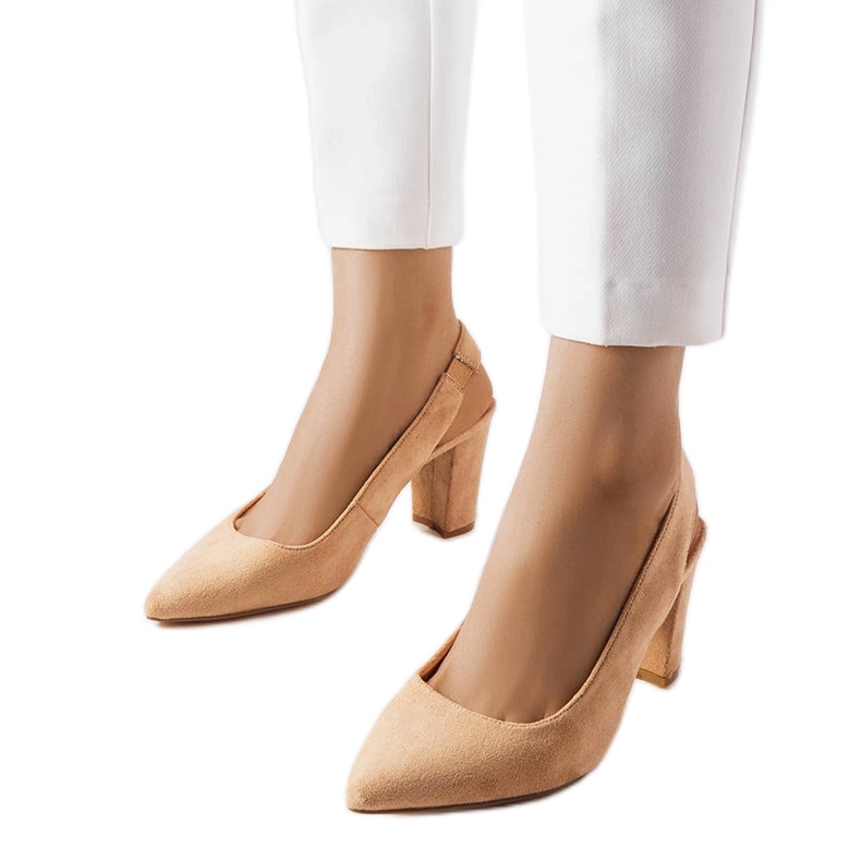 Beige high-heeled Tolna pumps Beige high-heeled Tolna pumps