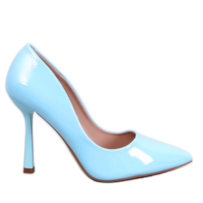 Women's Anika Blue lacquered high heels