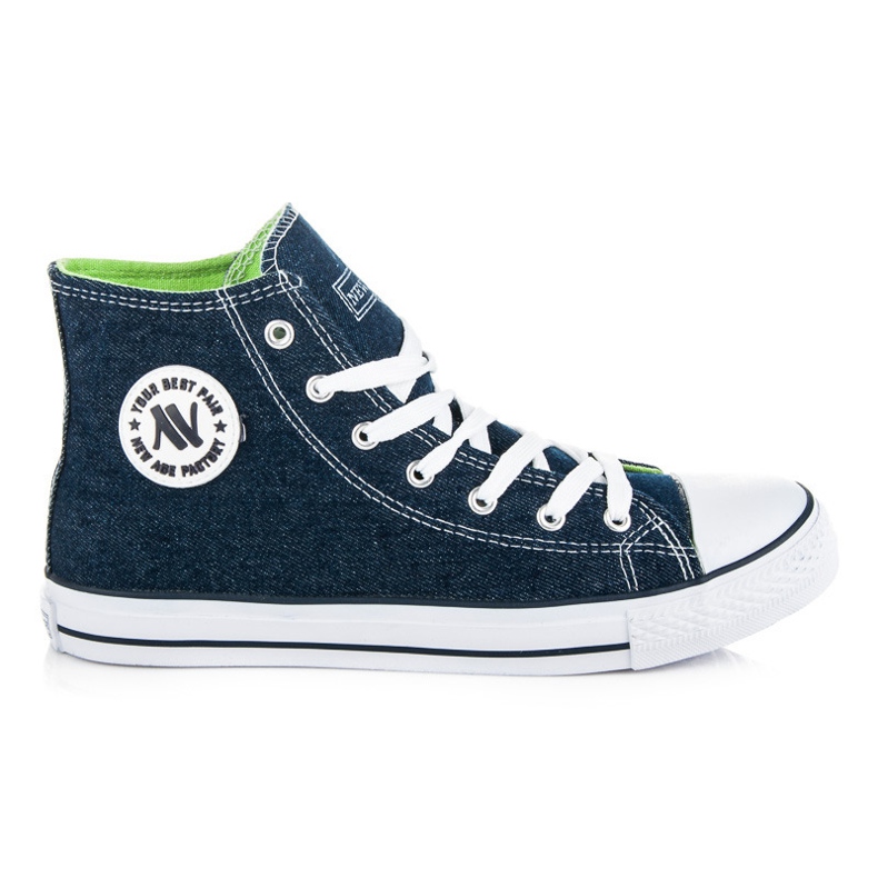 New Age Men's high-top sneakers blue