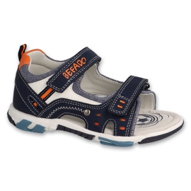 Befado boys sandals 170x103 leather insert blue