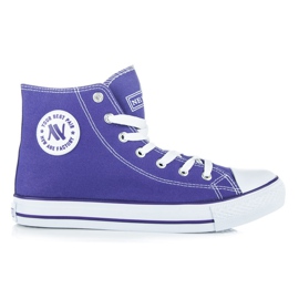 New Age High Sneakers purple