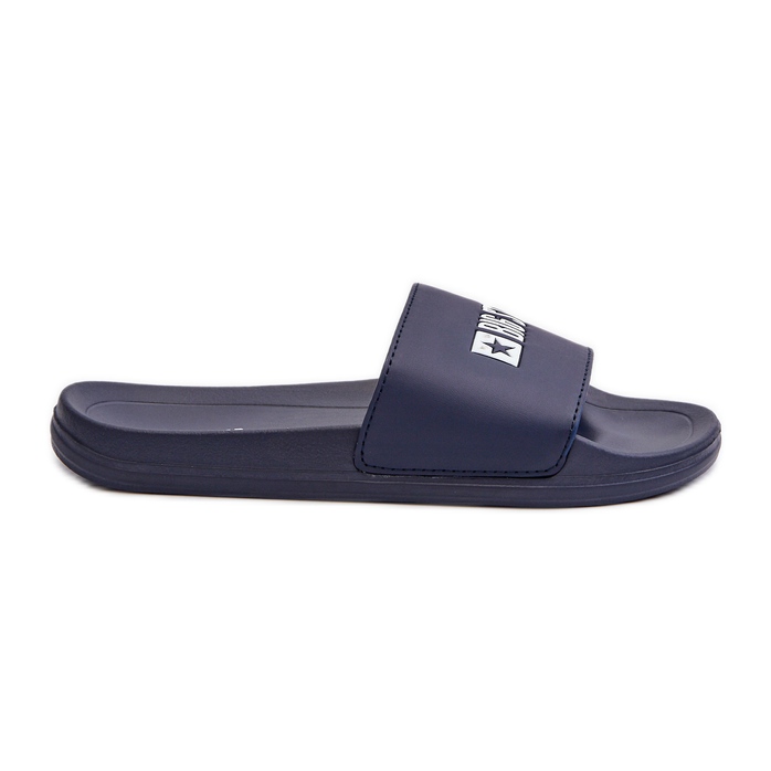 Light Women's Flip-Flops Big Star NN274A658 Navy Blue Light Women's Flip-Flops Big Star NN274A658 Navy Blue