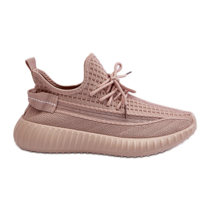 Fabric Slip-on Sports Shoes for Women Pink Nelmarie