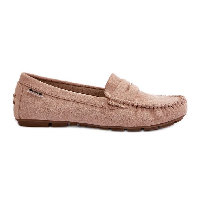 Women's Moccasins Made of Eco Suede Beige Rerceria Women's Moccasins Made of Eco Suede Beige Rerceria