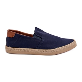 Men's Espadrilles Sneakers With Braid Navy Blue Fenen Men's Espadrilles Sneakers With Braid Navy Blue Fenen