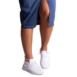 Gaberla white slip-on sneakers Gaberla white slip-on sneakers