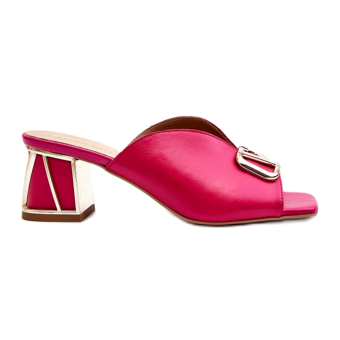Leather elegant women's heels Laura Messi 2771 fuchsia pink Leather elegant women's heels Laura Messi 2771 fuchsia pink